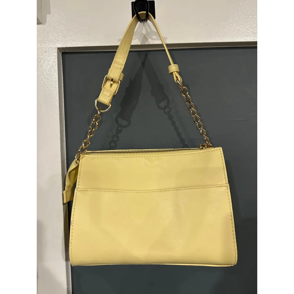 Women's Steve Madden Quilted Shoulder Bag Yellow/Gold One Size